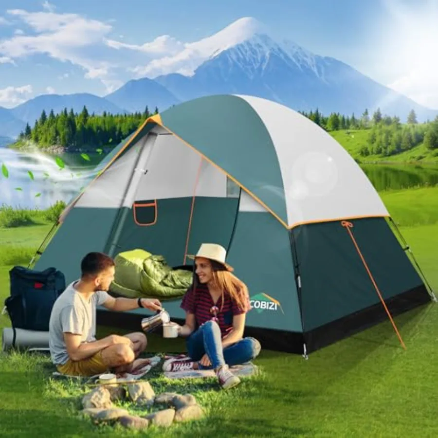 Tents for Camping/6/8/10/12 Camping Tent with Rainfly and Screen Easy Setup Lightweight Portable Waterproof Outdoor Tent with C
Tents for Camping/6/8/10/12 Camping Tent with Rainfly and Screen Easy Setup Lightweight Portable Waterproof Outdoor Tent with C