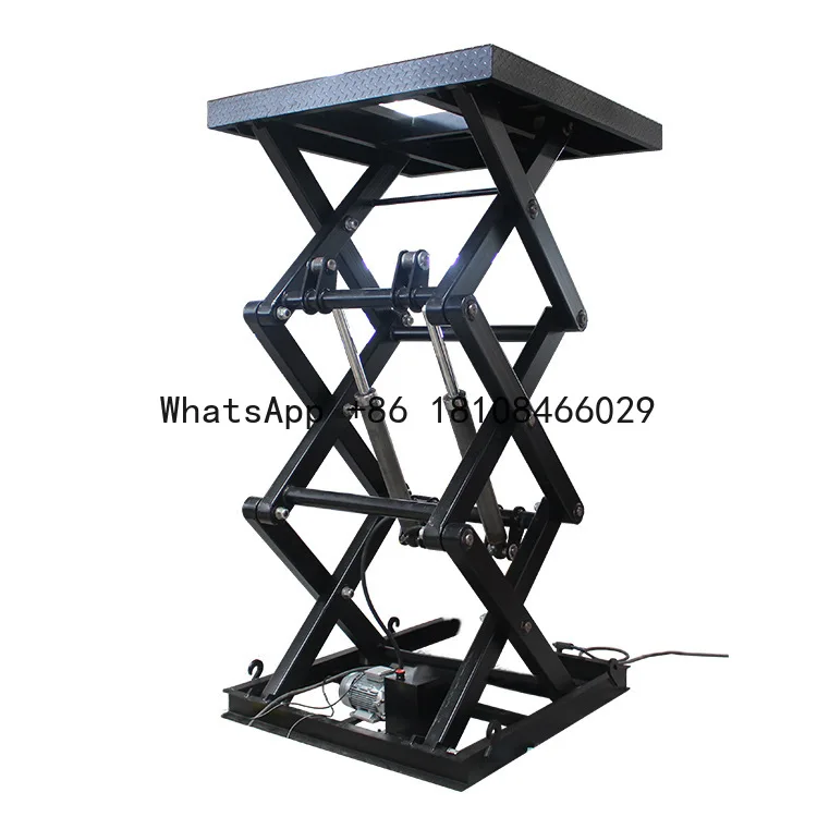 Hoist Equipment Scissor Lifter Platform for Workshop Repair Shop Loading Unloading 1 Ton Hydraulic Lifting Table 
Hoist Equipment Scissor Lifter Platform for Workshop Repair Shop Loading Unloading 1 Ton Hydraulic Lifting Table