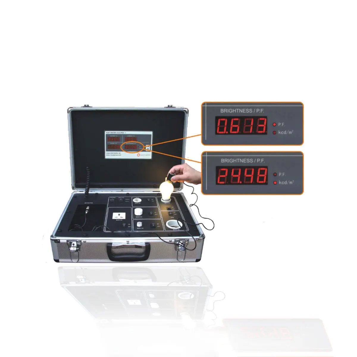 Lisun LS616S Быстрый фотоэлектрический тестер Люксметр Люмен Тестер светодиодной лампочки Тестирование светодиодной лампы
Lisun LS616S Быстрый фотоэлектрический тестер Люксметр Люмен Тестер светодиодной лампочки Тестирование светодиодной лампы