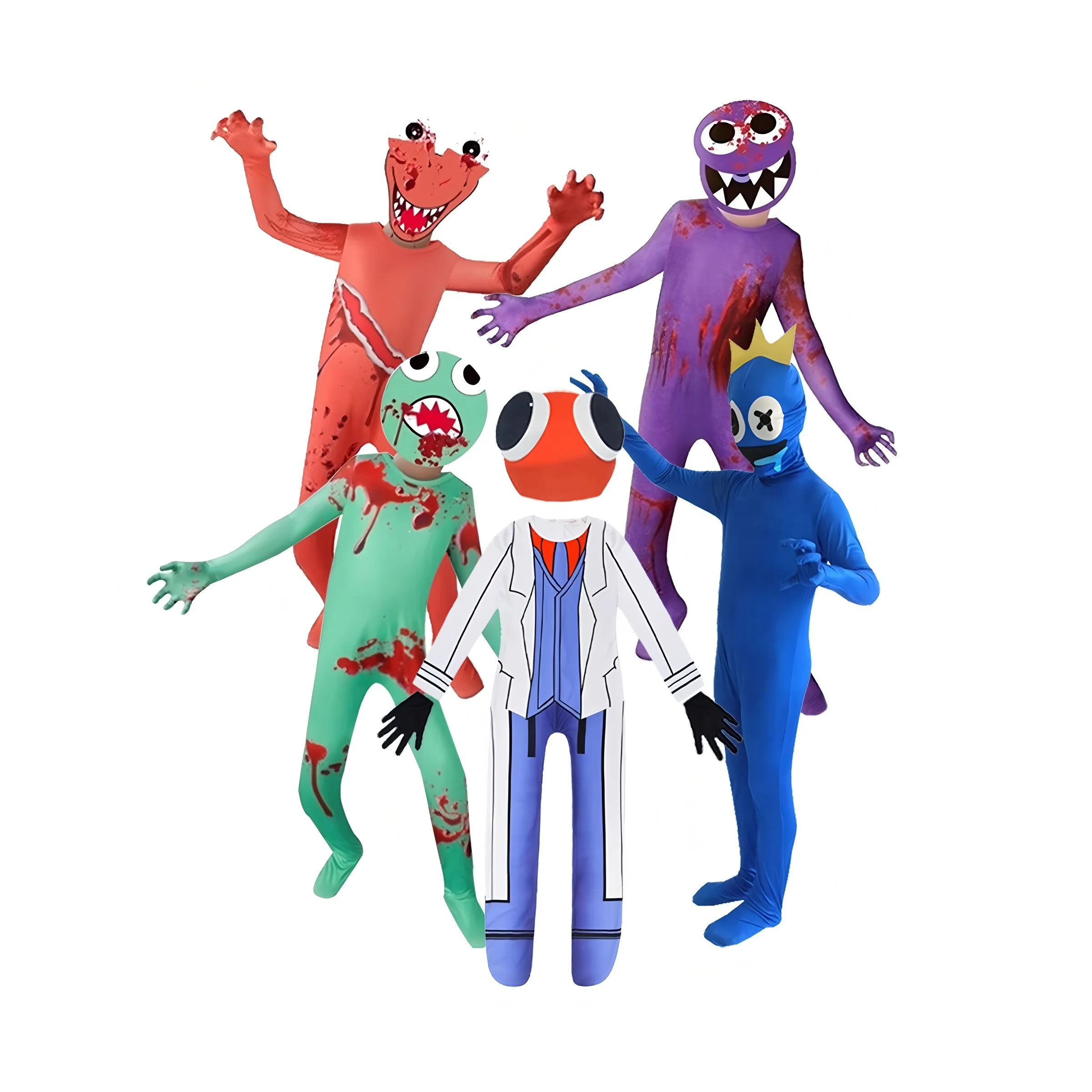 Game Rainbow Friends Costume Kids Boys Blue Monster Wiki Cosplay Animal Orange Jumpsuit Full Set for Halloween Anime Clothing
Game Rainbow Friends Costume Kids Boys Blue Monster Wiki Cosplay Animal Orange Jumpsuit Full Set for Halloween Anime Clothing