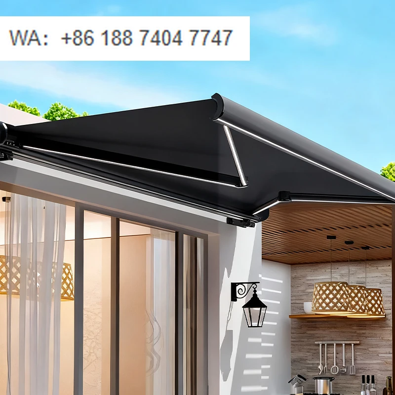 Motorized Folding Arm Retractable Aluminum Alloy Awning with Remote Control Waterproof UV Protection for Balcony Outdoor Garden
Motorized Folding Arm Retractable Aluminum Alloy Awning with Remote Control Waterproof UV Protection for Balcony Outdoor Garden