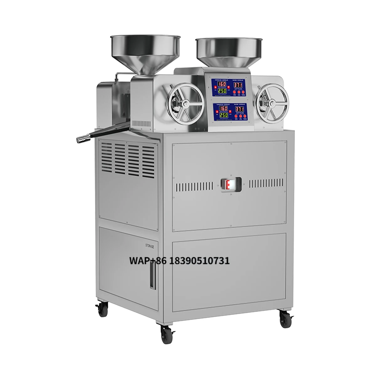 GOOPIKK Automatic Commercial Hot Press Oil Machine for Coconut Peanut Sesame, Industrial Screw Oil Expeller 40~60kg/h 220v
GOOPIKK Automatic Commercial Hot Press Oil Machine for Coconut Peanut Sesame, Industrial Screw Oil Expeller 40~60kg/h 220v