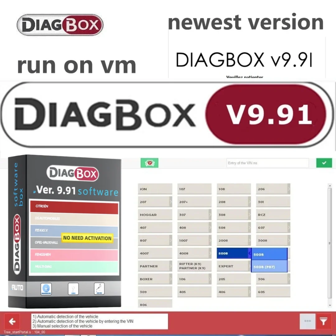2025 Newest Diagbox V9.91 software For Lexia3 PP2000 Full Adapter for Citroen& Peugeot Car product Scanner Tool ecu programmer
2025 Newest Diagbox V9.91 software For Lexia3 PP2000 Full Adapter for Citroen& Peugeot Car product Scanner Tool ecu programmer