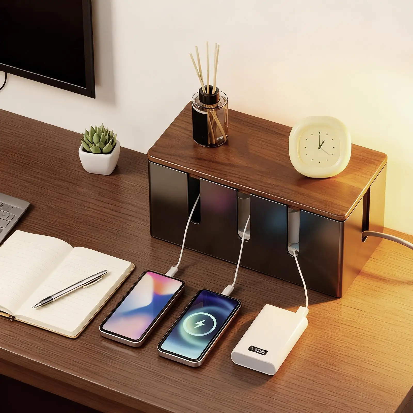 Деревянный органайзер для кабелей: коробка для хранения, защита для проводов, настольный органайзер, напольный органайзер для USB-хабов, камер и электрических кабелей
Деревянный органайзер для кабелей: коробка для хранения, защита для проводов, настольный органайзер, напольный органайзер для USB-хабов, камер и электрических кабелей