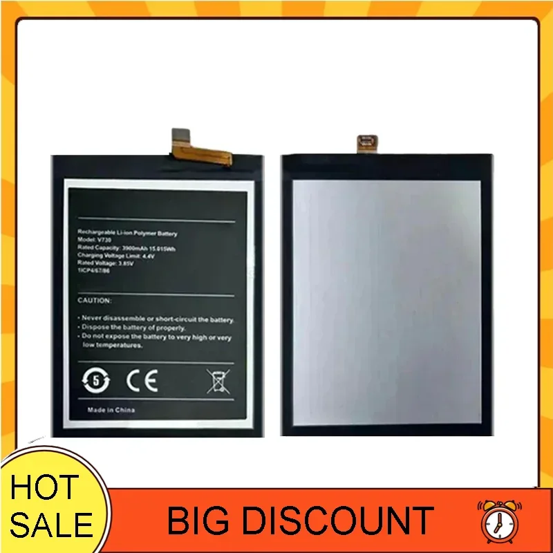 3900mAh V730 Mobile Phone Battery For Nokia TA-1322 TA-1323 TA-1329 High-Capacity
3900mAh V730 Mobile Phone Battery For Nokia TA-1322 TA-1323 TA-1329 High-Capacity