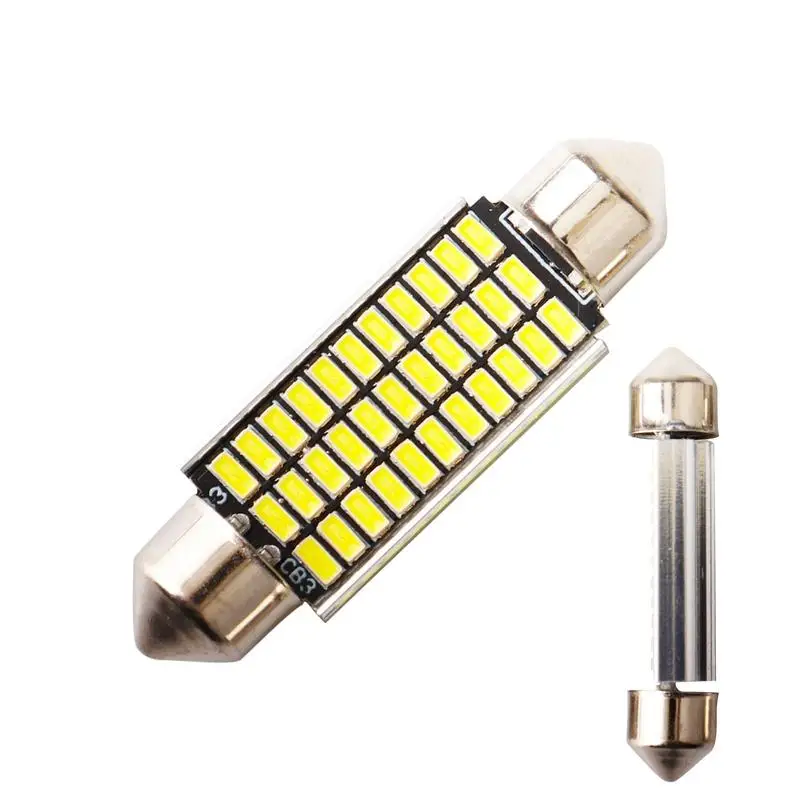LED Dome Light Bulb Double Tip 41mm Car LED Bulbs Interior High Brightness Reading Lamp Smart Decoding For Truck Entrance Door
LED Dome Light Bulb Double Tip 41mm Car LED Bulbs Interior High Brightness Reading Lamp Smart Decoding For Truck Entrance Door