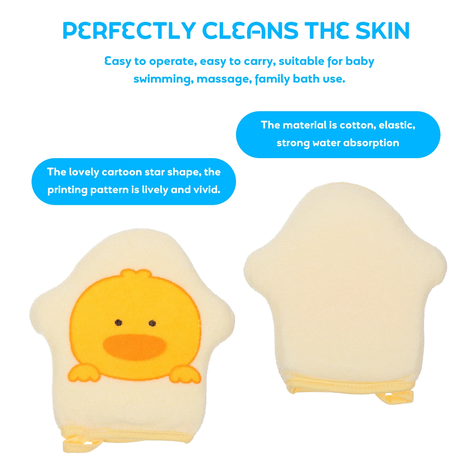 2pcs Baby Bath Sponge Loofah Scrub Mitt Washcloth Soft Cartoon Bathing Supplies Newborn Infant Body Sponges Travel Portable
2pcs Baby Bath Sponge Loofah Scrub Mitt Washcloth Soft Cartoon Bathing Supplies Newborn Infant Body Sponges Travel Portable