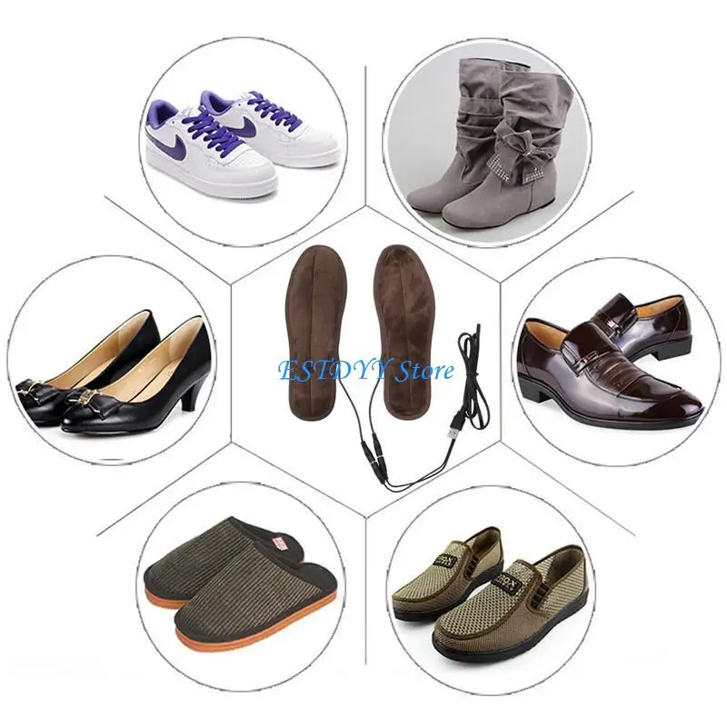 G6DE USB Electric Powered Plush Fur Heating Insoles Winter Keep Warm Foot Shoes
G6DE USB Electric Powered Plush Fur Heating Insoles Winter Keep Warm Foot Shoes