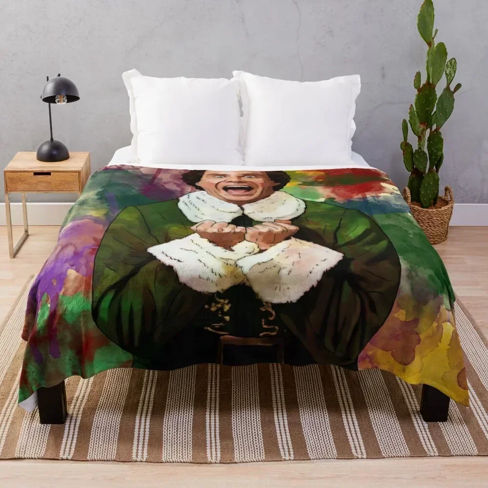 Elf - SANTA'S COMING! Throw Blanket Warm Cozy Throw Blanket for Living Room Couch
Elf - SANTA'S COMING! Throw Blanket Warm Cozy Throw Blanket for Living Room Couch