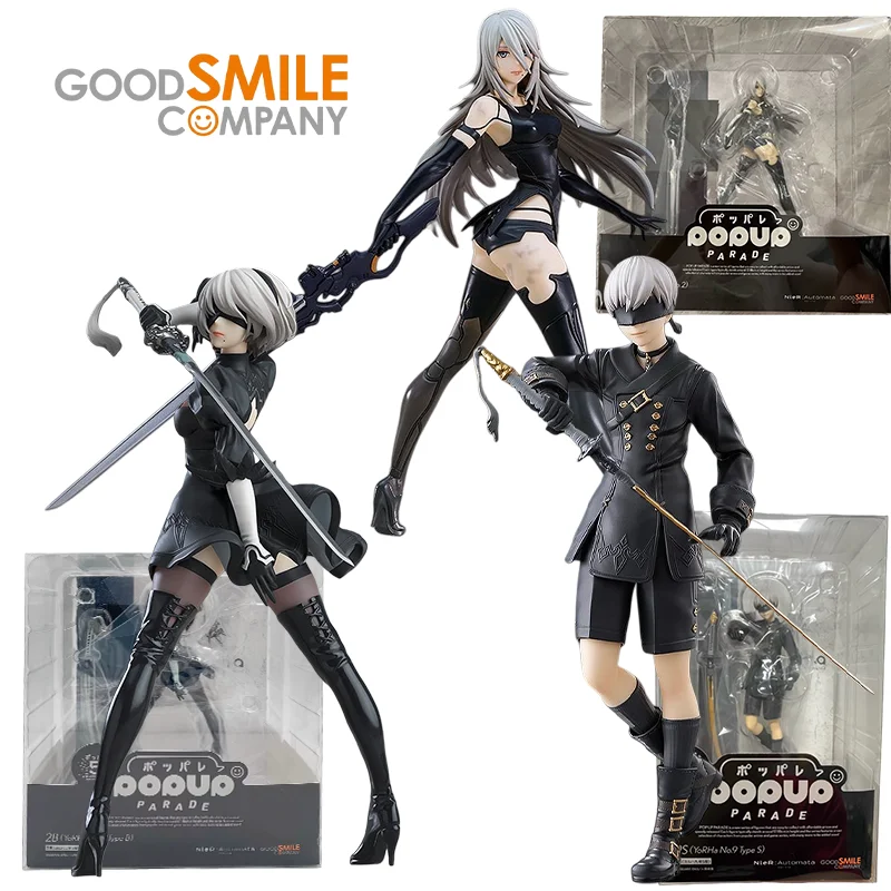 GSC POP UP PARADE A2/2B/9S Action Figures NieR :Automata Anime Hand Puppet Model Toy Gift for Boy Foam Cotton Packaging
GSC POP UP PARADE A2/2B/9S Action Figures NieR :Automata Anime Hand Puppet Model Toy Gift for Boy Foam Cotton Packaging