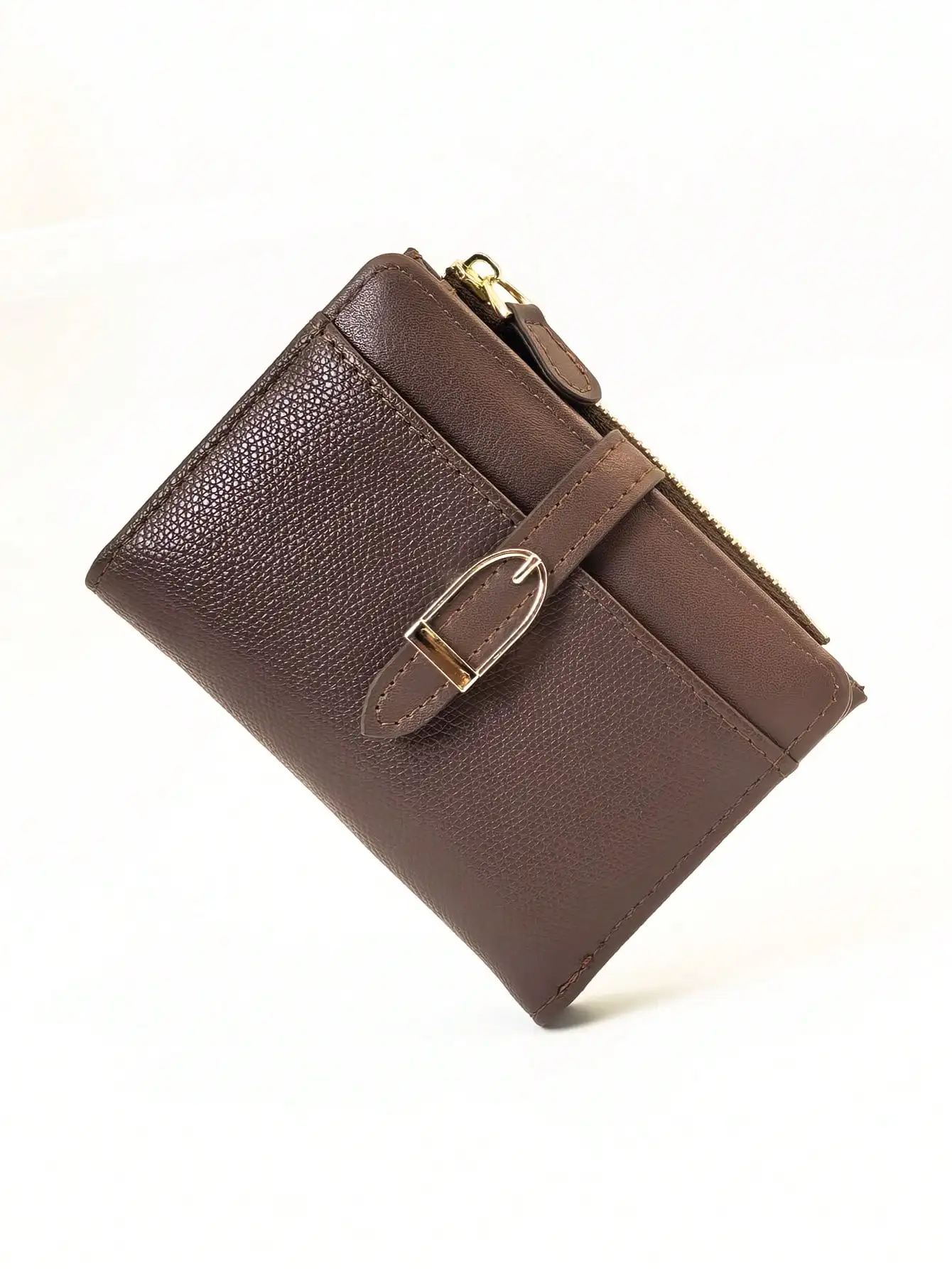 New Patchwork PU Leather Short Women Wallet, High-End Bifold Purse, Minimalist Card Holder, Snap Button Closure
New Patchwork PU Leather Short Women Wallet, High-End Bifold Purse, Minimalist Card Holder, Snap Button Closure