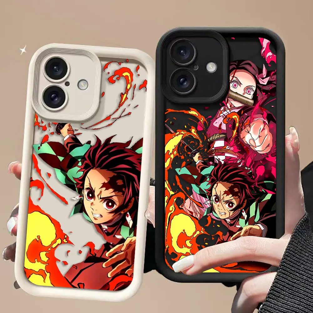 D-Demon S-Slayer Tanjiro Nezuko Cover Phone Case For iPhone 17 AIR 16 16E 15 14 Plus PRO MAX Shockproof Soft Case Funda Shell
D-Demon S-Slayer Tanjiro Nezuko Cover Phone Case For iPhone 17 AIR 16 16E 15 14 Plus PRO MAX Shockproof Soft Case Funda Shell