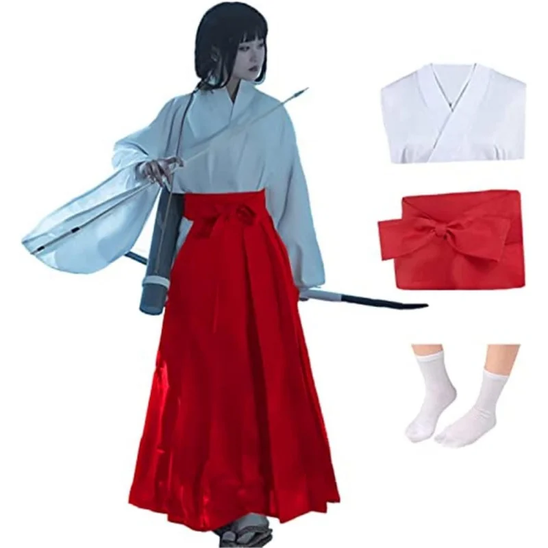 ❤️❤️❤️Women Anime Hakama Kimono Cosplay with Tabi Socks Set s Japanese Uniform Skirt Suit Halloween Witch Costume❤️⭐️❤️
❤️❤️❤️Women Anime Hakama Kimono Cosplay with Tabi Socks Set s Japanese Uniform Skirt Suit Halloween Witch Costume❤️⭐️❤️