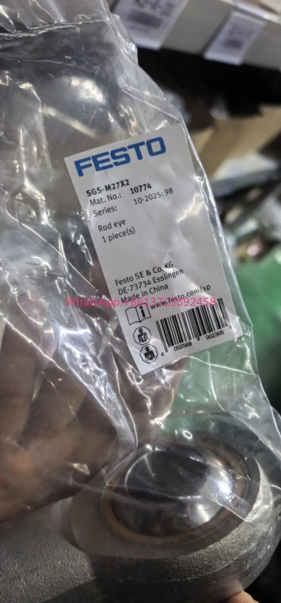 New FESTO spherical bearings SGS-M27X2 high quality
New FESTO spherical bearings SGS-M27X2 high quality