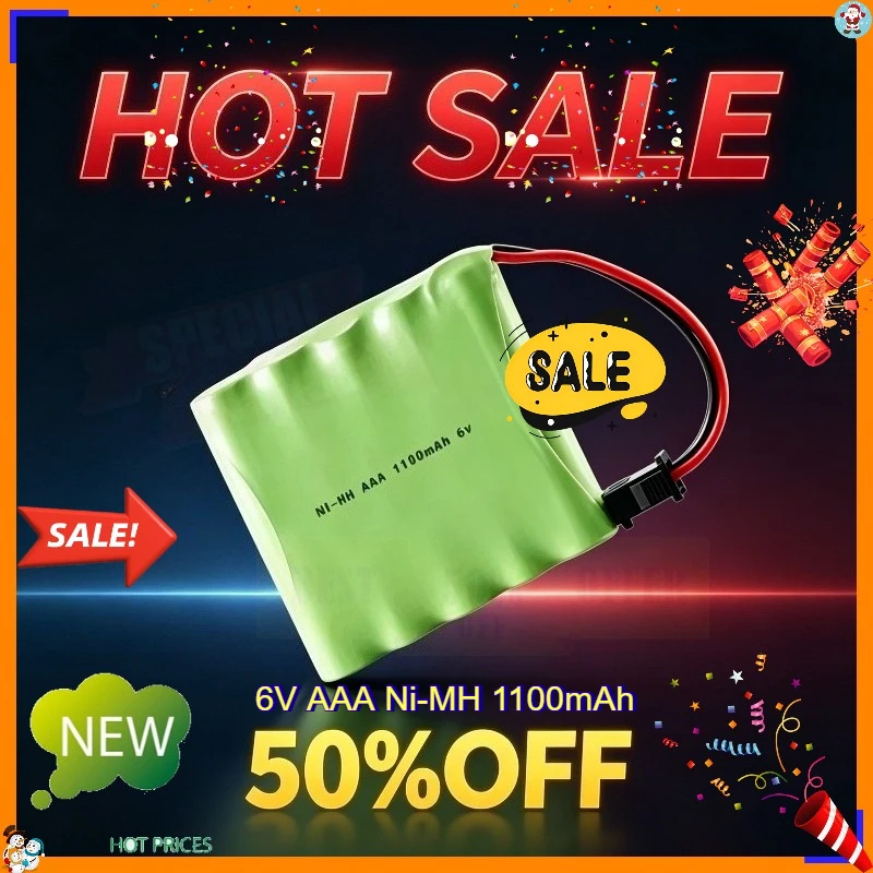 6V AAA Ni-MH Battery 1100mAh Rechargeable Replacement Battery for Set Toy Remote Control Car Medical Detector Fire Bateria
6V AAA Ni-MH Battery 1100mAh Rechargeable Replacement Battery for Set Toy Remote Control Car Medical Detector Fire Bateria