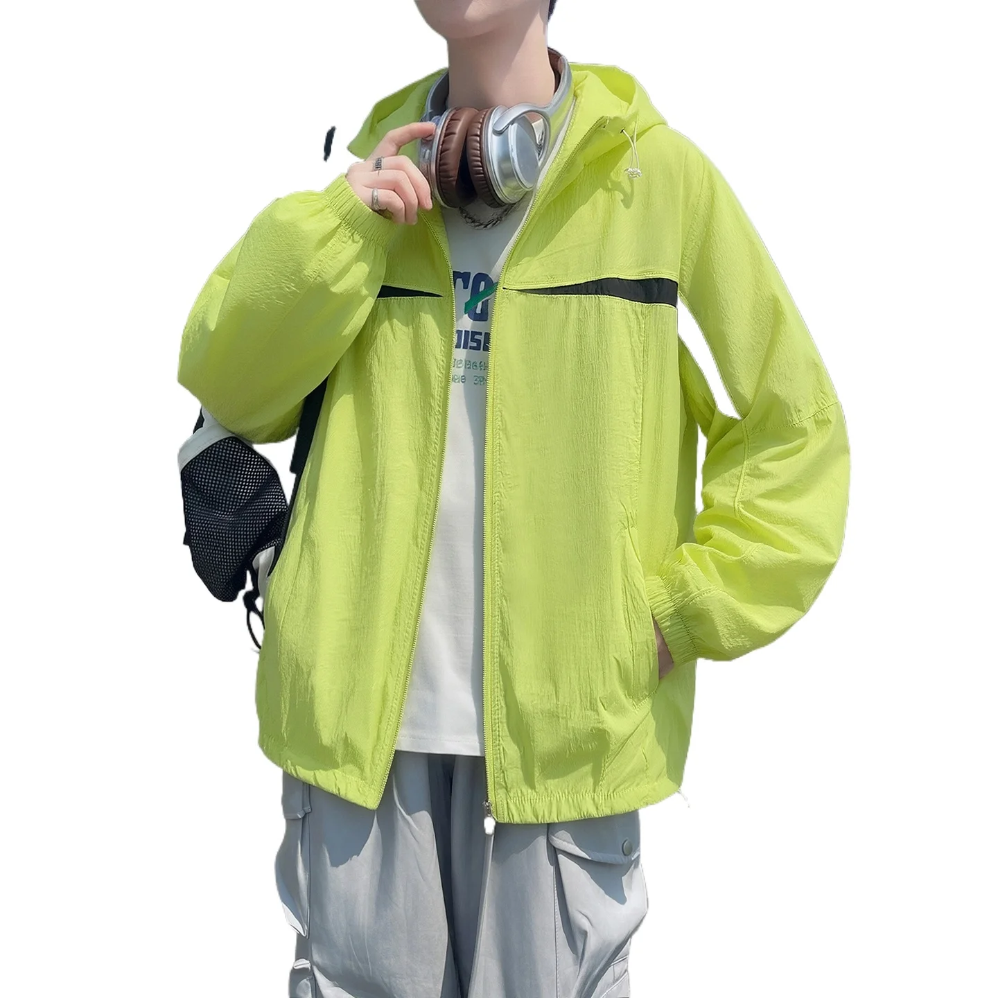 Men's New Hooded Summer 100% Nylon Sun Protection Jacket UV Proof Breathable Skin Coat Simple Versatile Daily Commute Outdoor
Men's New Hooded Summer 100% Nylon Sun Protection Jacket UV Proof Breathable Skin Coat Simple Versatile Daily Commute Outdoor