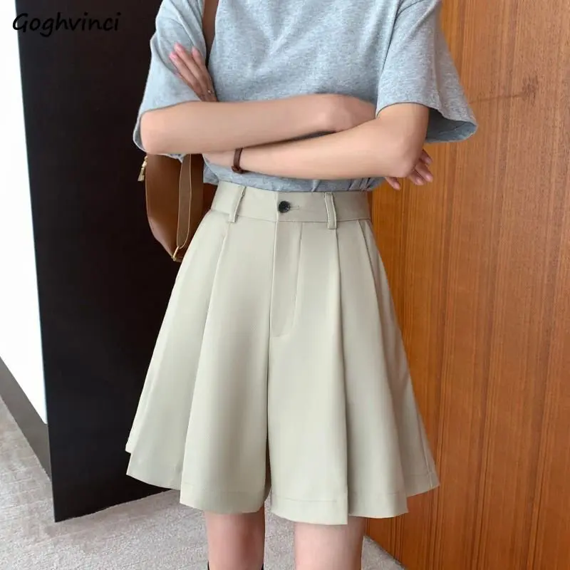 Shorts Women Solid Casual Slit Korean Style Summer New Loose Fashion High Waist All-match Chic Literary Streetwear Temperament
Shorts Women Solid Casual Slit Korean Style Summer New Loose Fashion High Waist All-match Chic Literary Streetwear Temperament