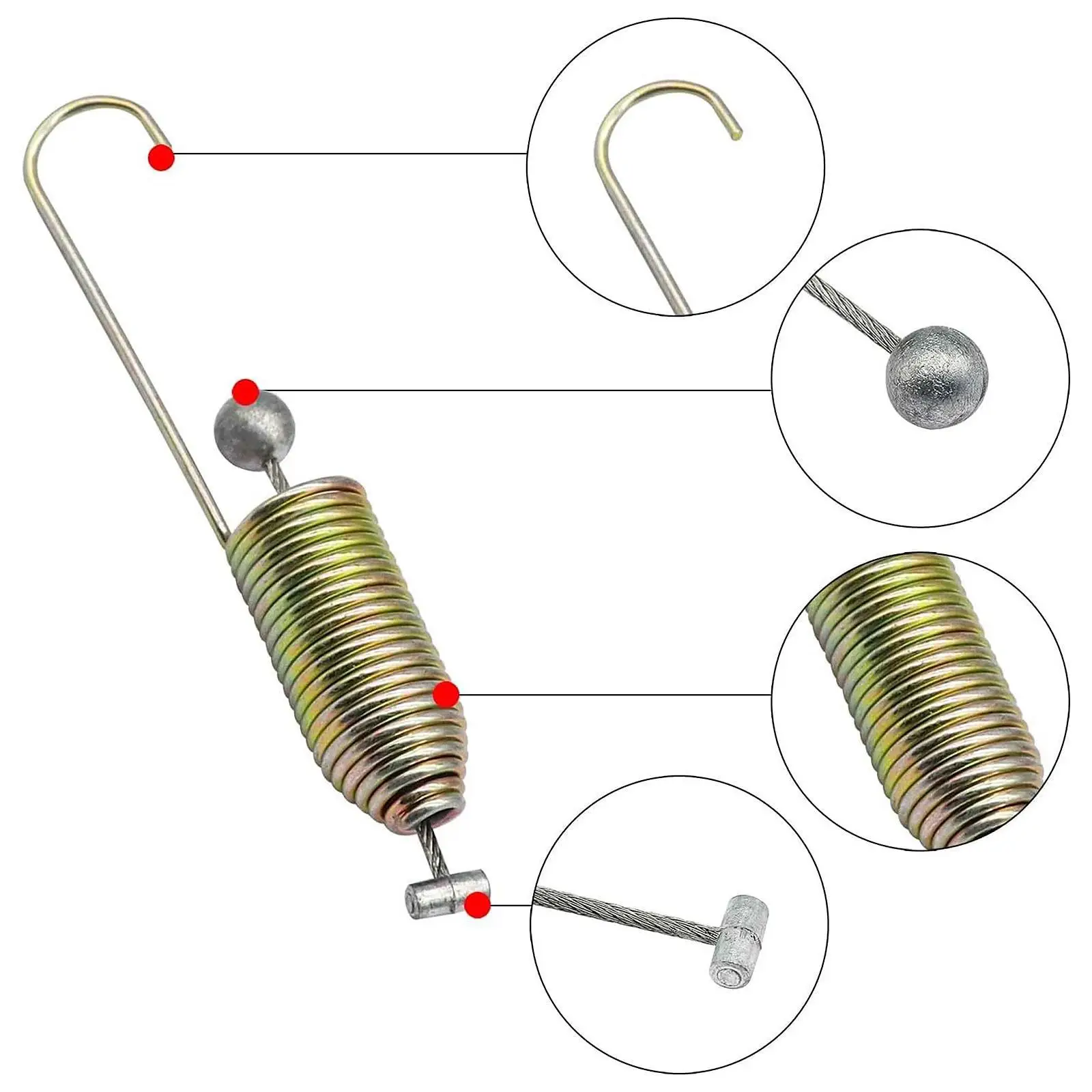 Easy Installation Pedal Return Spring Golf Cart Metal Throttle Addon Practical Parts for Golf Cart
Easy Installation Pedal Return Spring Golf Cart Metal Throttle Addon Practical Parts for Golf Cart