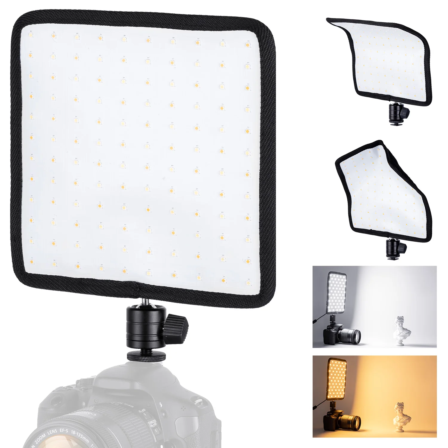 FOMITO RX-8TDs Foldable Flexible LED Light Panel Kit 2500K-6500K CRI95 On-Camera Lamp Daylight Splash-Proof for Video
FOMITO RX-8TDs Foldable Flexible LED Light Panel Kit 2500K-6500K CRI95 On-Camera Lamp Daylight Splash-Proof for Video
