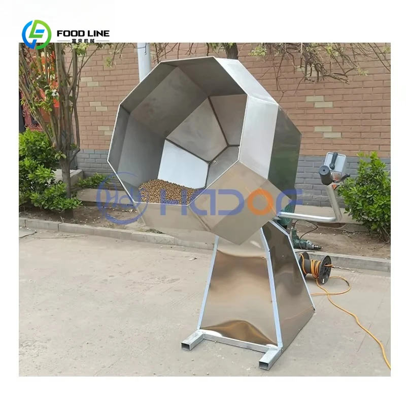 Seasoning Machine Reliable Quality Cashew Nuts Mixing Fried Chicken Meat Nugget Snacks Food Mixer
Seasoning Machine Reliable Quality Cashew Nuts Mixing Fried Chicken Meat Nugget Snacks Food Mixer