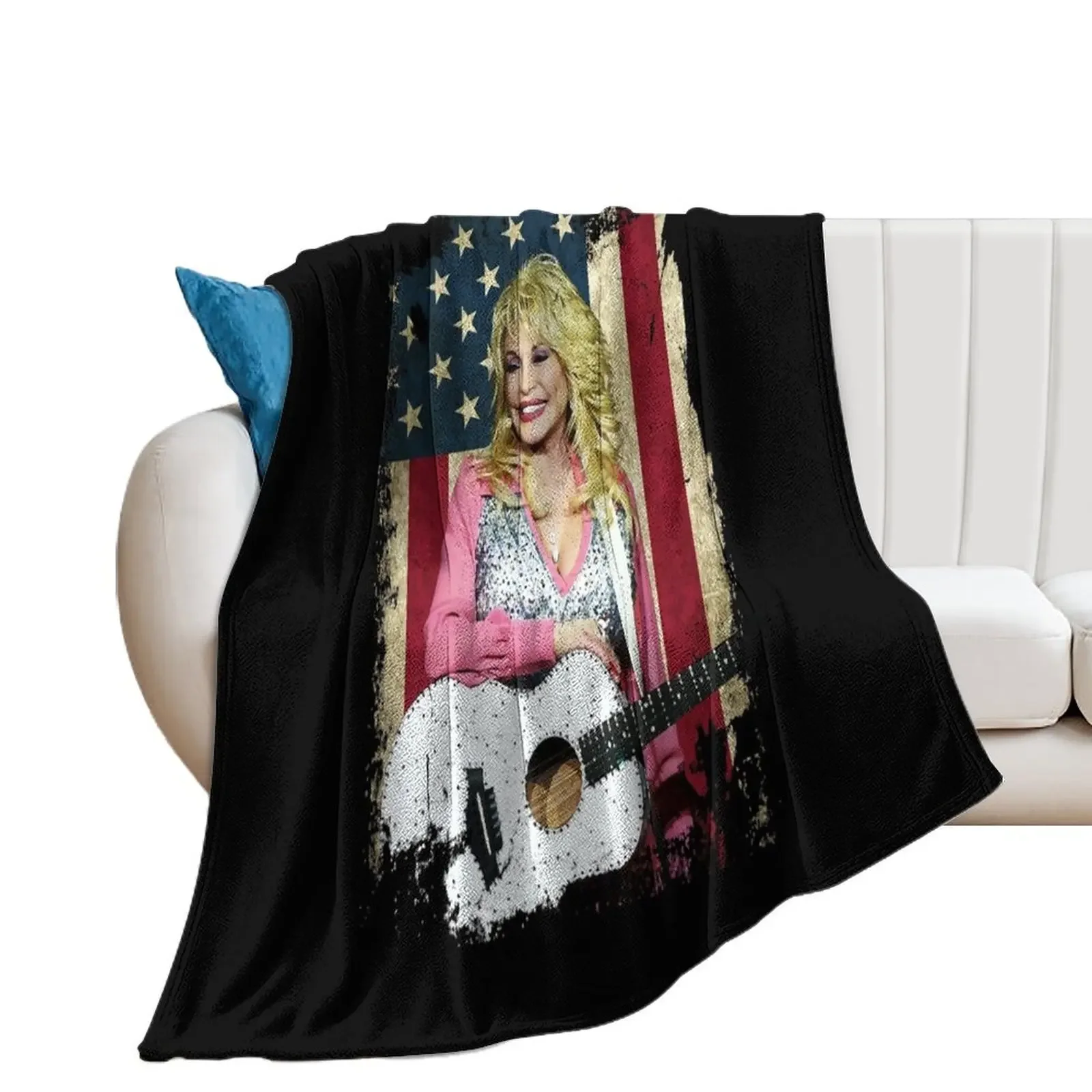 Ретро-музыкальная тележка с американским флагом Parton, Роскошное Одеяло, диваны, одеяла для кровати
Ретро-музыкальная тележка с американским флагом Parton, Роскошное Одеяло, диваны, одеяла для кровати