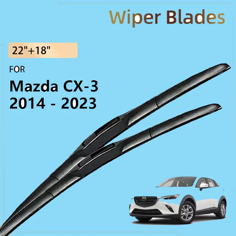 For Mazda CX-3 CX3 CX 3 DK 2014 - 2023 2022 2021 2020 2019 2018 2017 2016 Front Wiper Blade Windshield Windscreen Parts 22"+18"
For Mazda CX-3 CX3 CX 3 DK 2014 - 2023 2022 2021 2020 2019 2018 2017 2016 Front Wiper Blade Windshield Windscreen Parts 22"+18"