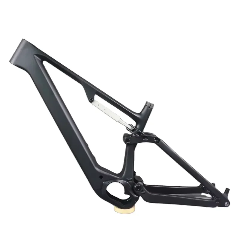 Full suspension frame for Bafang motors and 014 410 battery ultralight carbon fiber frame
Full suspension frame for Bafang motors and 014 410 battery ultralight carbon fiber frame