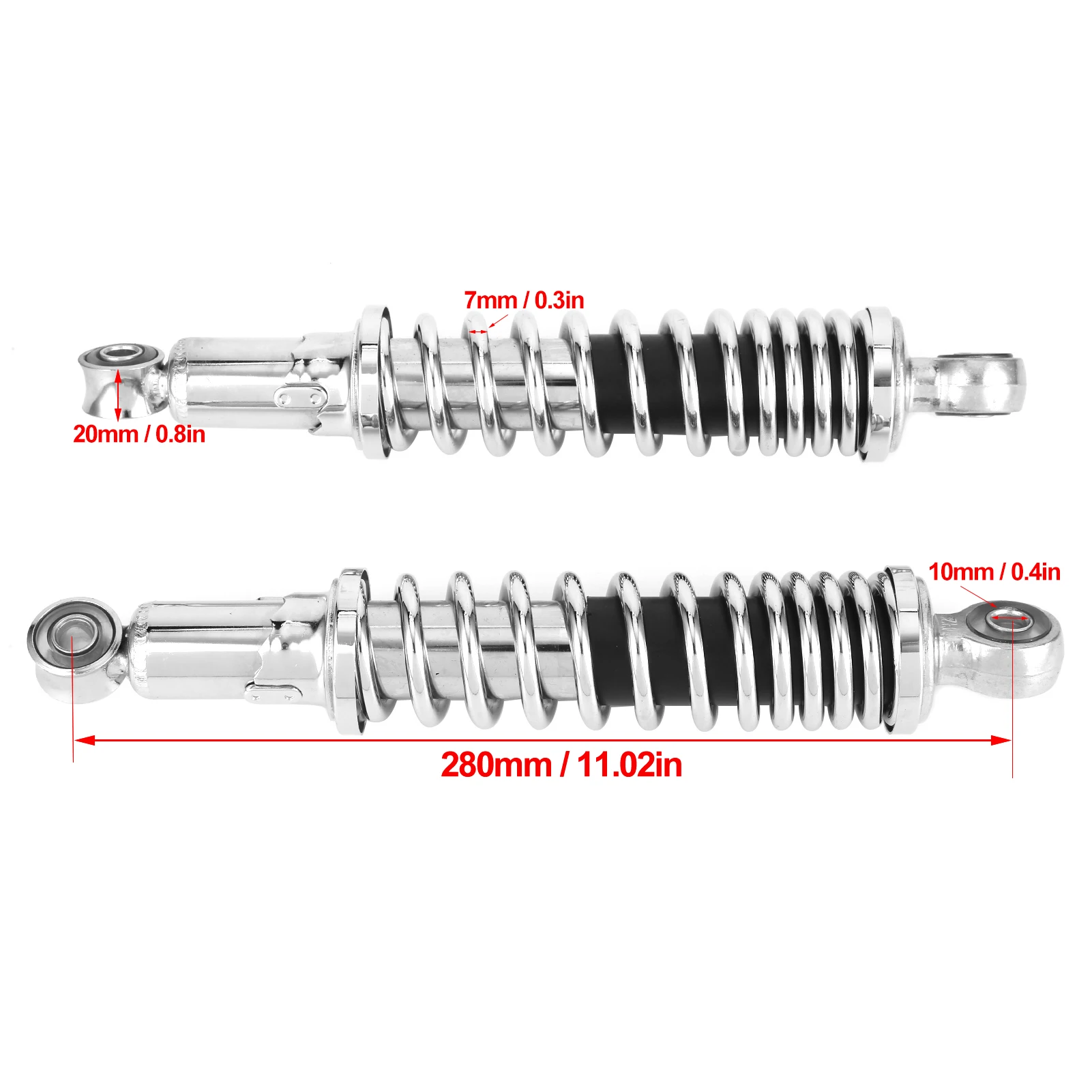1 Pair Rear Shock Absorber Suspension Replacement Motorcycle Accessory Fit for Z50 Rear Shock Absorber Suspension Damper
1 Pair Rear Shock Absorber Suspension Replacement Motorcycle Accessory Fit for Z50 Rear Shock Absorber Suspension Damper