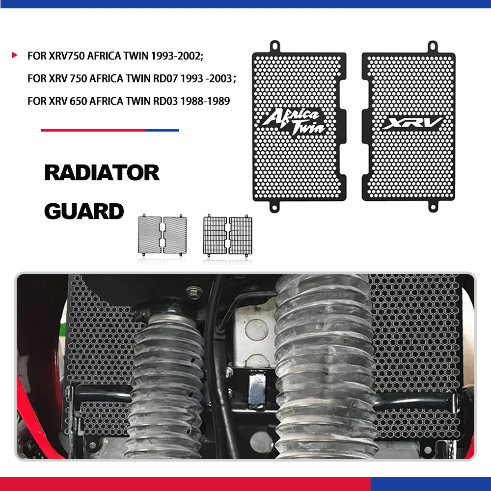 XRV750 / L XRV650 Africa Twin For Honda XRV 750 Africa Twin RD07 RD07A 1993-2002 XRV 650 Motorcycle Radiator Grille Guard Cover
XRV750 / L XRV650 Africa Twin For Honda XRV 750 Africa Twin RD07 RD07A 1993-2002 XRV 650 Motorcycle Radiator Grille Guard Cover