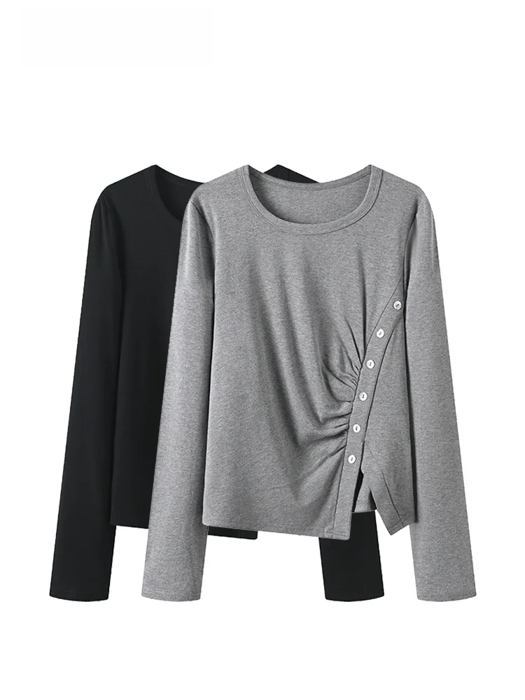 plus Size Women's Long Sve T-irt Square Collar Spring New Sle Slimming Asymmetrical Versatile Top Trendy Commute Sle
plus Size Women's Long Sve T-irt Square Collar Spring New Sle Slimming Asymmetrical Versatile Top Trendy Commute Sle