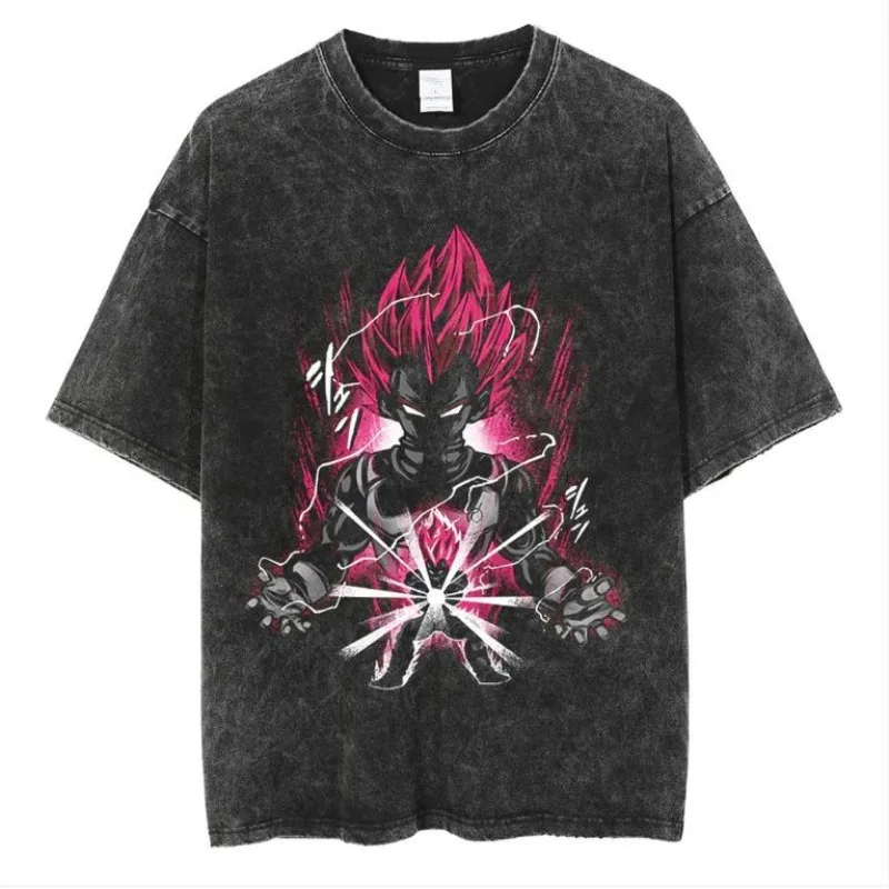Heavy Japanese Dragon Ball Anime Oversize High Street Vintage Printing Washed Short Sleeve T-Shirt
Heavy Japanese Dragon Ball Anime Oversize High Street Vintage Printing Washed Short Sleeve T-Shirt