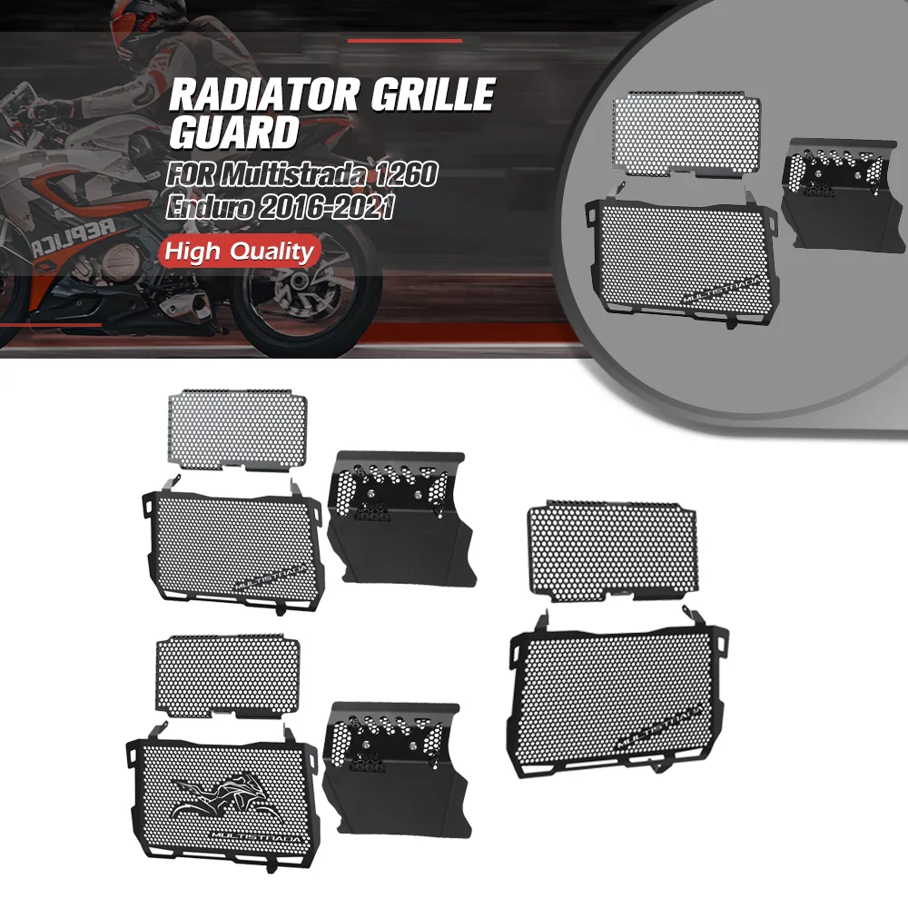 FOR Ducati Multistrada 1200 Enduro 2016-2021 Motorcycle CNC Radiator Grille Guard Cover Protective Cover Multistrada1260 Enduro
FOR Ducati Multistrada 1200 Enduro 2016-2021 Motorcycle CNC Radiator Grille Guard Cover Protective Cover Multistrada1260 Enduro