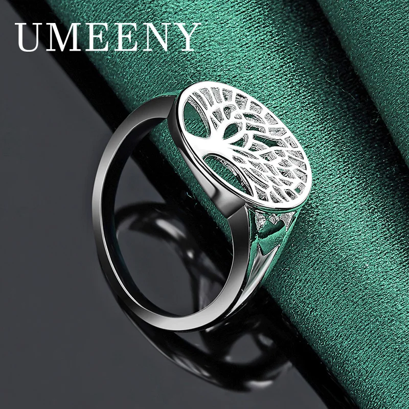 Fashion 925 Sterling Silver 7/8/9/10 Exquisite Tree Ring Women Charm Gift Jewelry Party Wedding Accessories
Fashion 925 Sterling Silver 7/8/9/10 Exquisite Tree Ring Women Charm Gift Jewelry Party Wedding Accessories