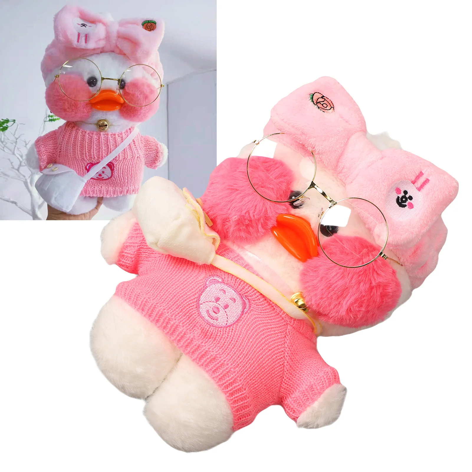 Кукла-утка, белая, милая, внешний вид, мягкая, удобная, плюшевая утка с очками для украшения дома, подарки, утка в очках
Кукла-утка, белая, милая, внешний вид, мягкая, удобная, плюшевая утка с очками для украшения дома, подарки, утка в очках