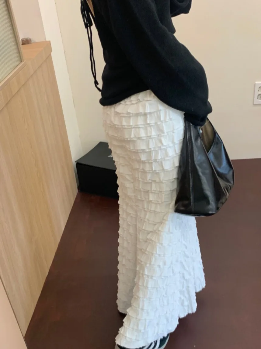 Ele High Waist Midi Skirt Women's Faion Autumn High-End Feeling Ba Split Slimming Anti-Aging f-length Skirt
Ele High Waist Midi Skirt Women's Faion Autumn High-End Feeling Ba Split Slimming Anti-Aging f-length Skirt