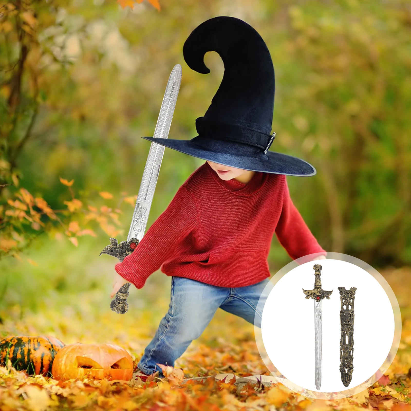 Plastic Swords Kids Toy Knife Unique Design Costume Accessory Safe Viking Set for Children Halloween Gift Play pcs
Plastic Swords Kids Toy Knife Unique Design Costume Accessory Safe Viking Set for Children Halloween Gift Play pcs