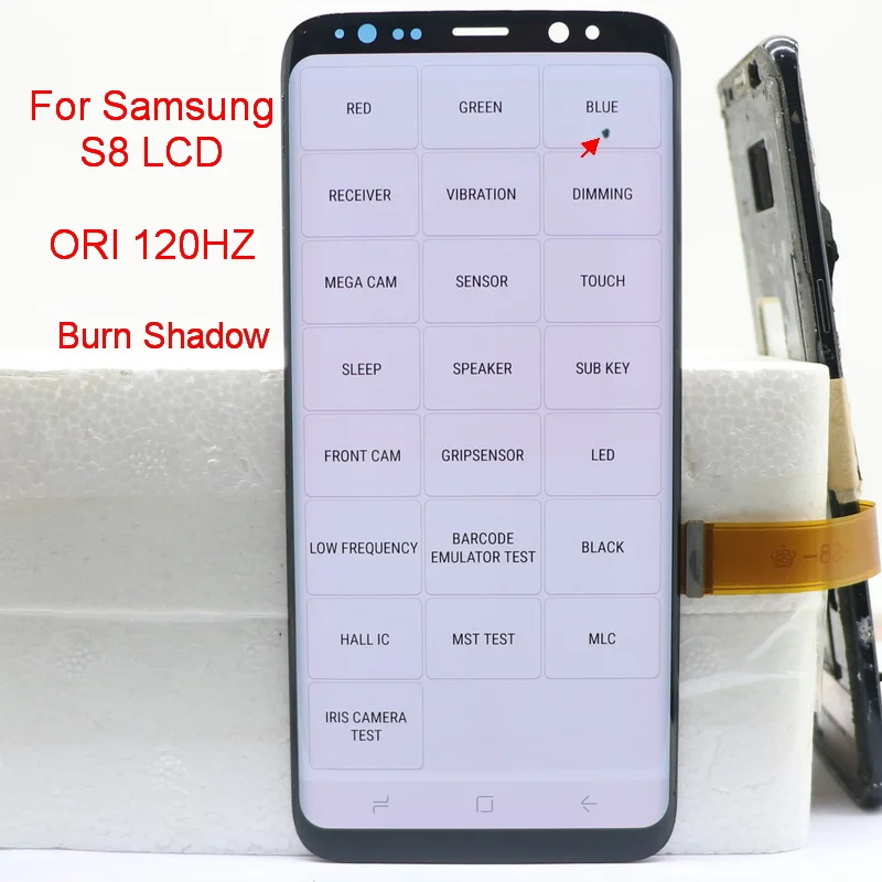 ORI 120Hz AMOLED LCD For Samsung Galaxy S8 G950 G9500 G950N G950W Display Screen Touch Digitizer Assembly
ORI 120Hz AMOLED LCD For Samsung Galaxy S8 G950 G9500 G950N G950W Display Screen Touch Digitizer Assembly