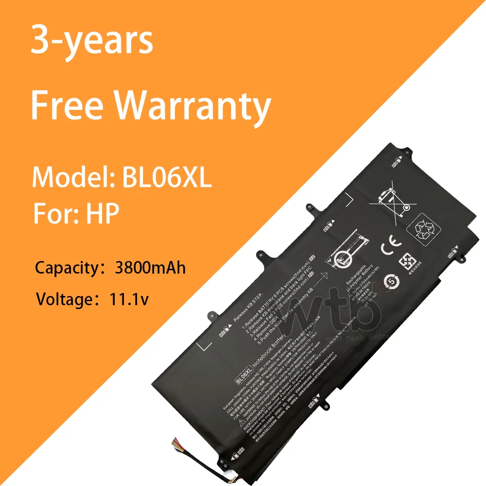 Для аккумулятора HP EliteBook Folio 1040 G1 G2 BL06XL BL06042XL
Для аккумулятора HP EliteBook Folio 1040 G1 G2 BL06XL BL06042XL