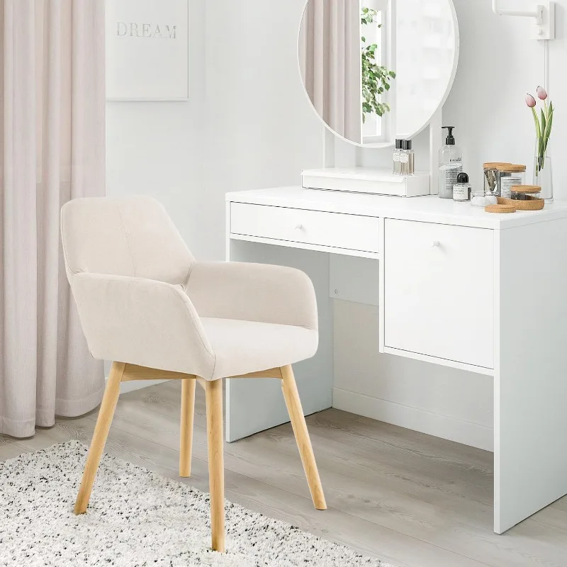 Modern Armchair - Comfy Accent Chair for Living, Dining, Bedroom & Home Office (Beige, 1)
Modern Armchair - Comfy Accent Chair for Living, Dining, Bedroom & Home Office (Beige, 1)