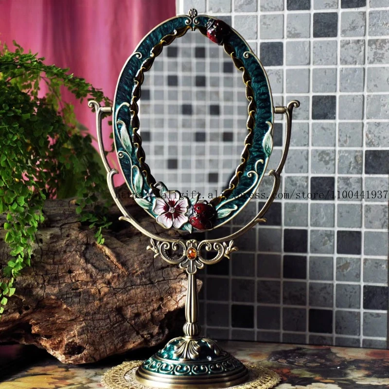 Vintage European Double Sided Table Mirror Princess Vanity Mirror Makeup Mirror Gift Green Fairy Tale Inspired
Vintage European Double Sided Table Mirror Princess Vanity Mirror Makeup Mirror Gift Green Fairy Tale Inspired