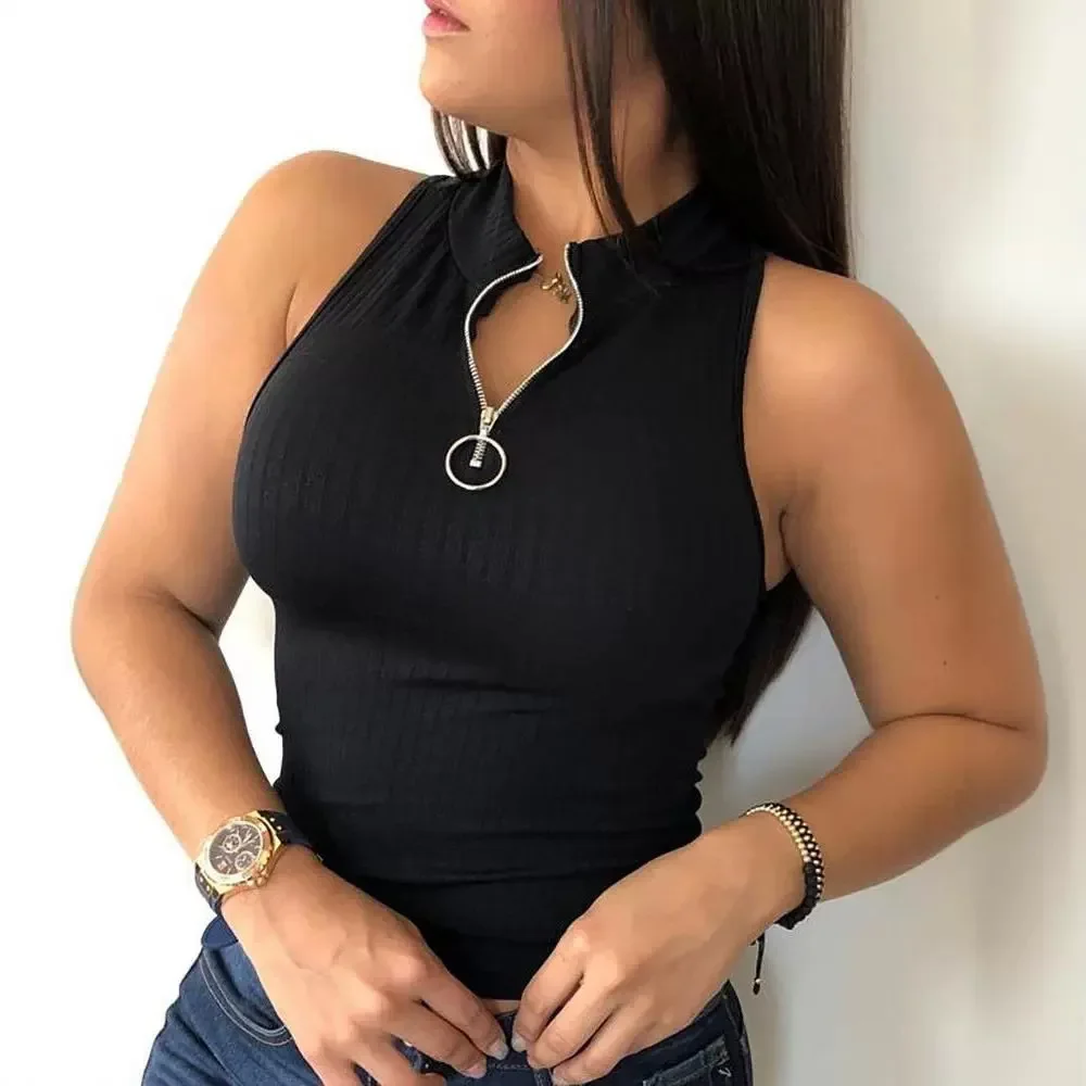 Толстый ремень в рубчик на молнии, дизайн, топ без рукавов, однотонные летние модные повседневные майки, сексуальные топы
Толстый ремень в рубчик на молнии, дизайн, топ без рукавов, однотонные летние модные повседневные майки, сексуальные топы