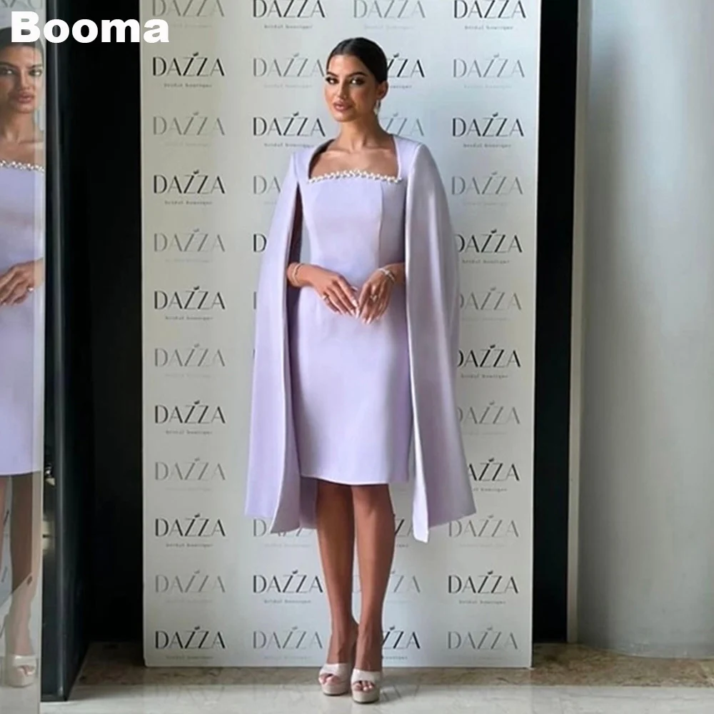 Booma Lavender Short Formal Party Gowns for Women Square Collor Draped Sleeves Evening Dresses Knee Length Party Prom Gowns
Booma Lavender Short Formal Party Gowns for Women Square Collor Draped Sleeves Evening Dresses Knee Length Party Prom Gowns
