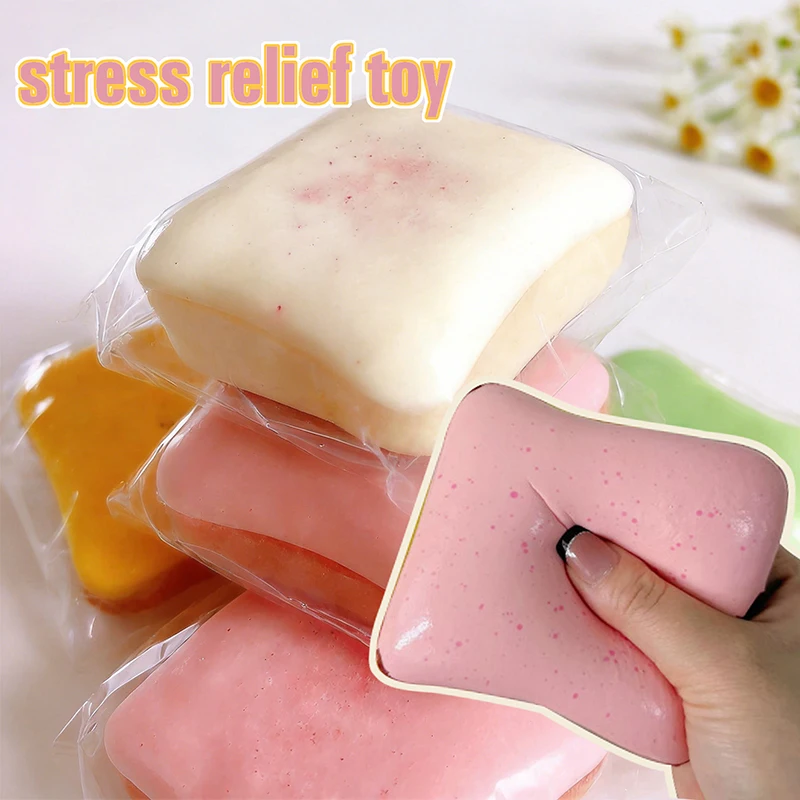 Slow Rising Squishy Square Toast Scented Soft Non-toxic simulated bread Toy anxiety relief Squeeze office Desktop sensory toys
Slow Rising Squishy Square Toast Scented Soft Non-toxic simulated bread Toy anxiety relief Squeeze office Desktop sensory toys