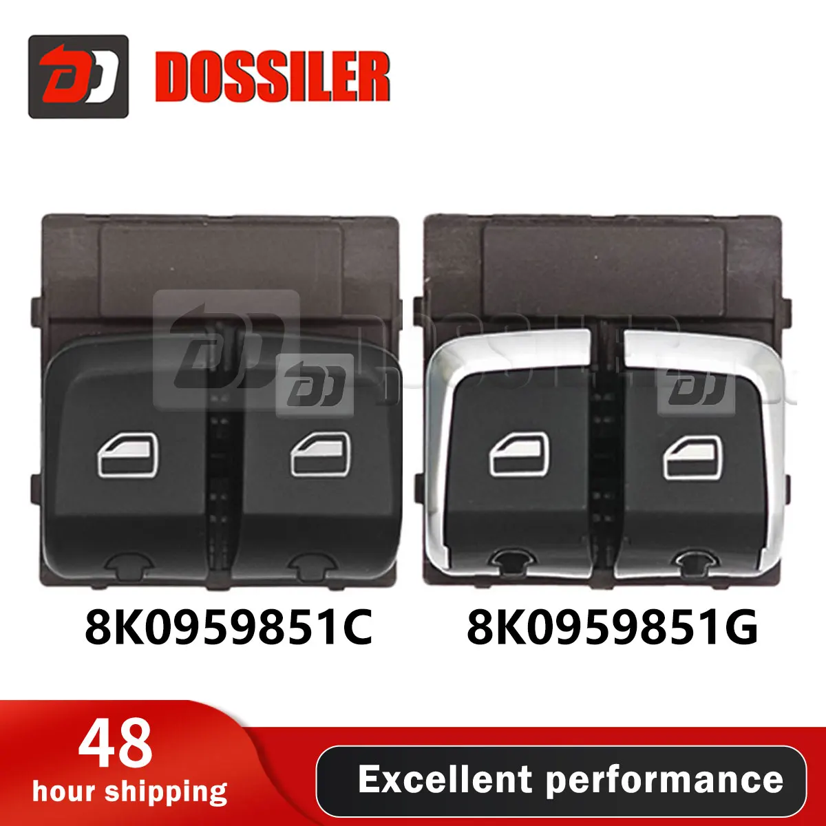 8K0959851G 8K0959851C Dossiler Driver Side Electric Master Window Control Switch For Audi A5 Coupe 2007-2011 For Audi s5 RS5
8K0959851G 8K0959851C Dossiler Driver Side Electric Master Window Control Switch For Audi A5 Coupe 2007-2011 For Audi s5 RS5