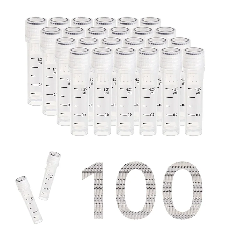 Reliablecryovials Sterile Tubes 2Ml Lab Vials With Caps Cryovial For Low Temperature Storage, Case Of 100 Easy Install
Reliablecryovials Sterile Tubes 2Ml Lab Vials With Caps Cryovial For Low Temperature Storage, Case Of 100 Easy Install