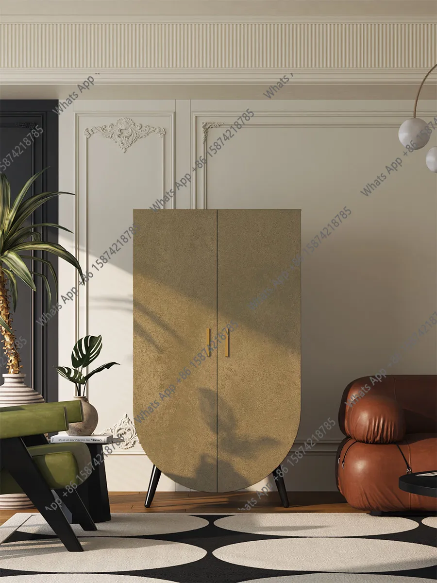 French retro solid wood wardrobe, living room, sofa side storage cabinet, bedroom hanging wardrobe integrated installation-free
French retro solid wood wardrobe, living room, sofa side storage cabinet, bedroom hanging wardrobe integrated installation-free