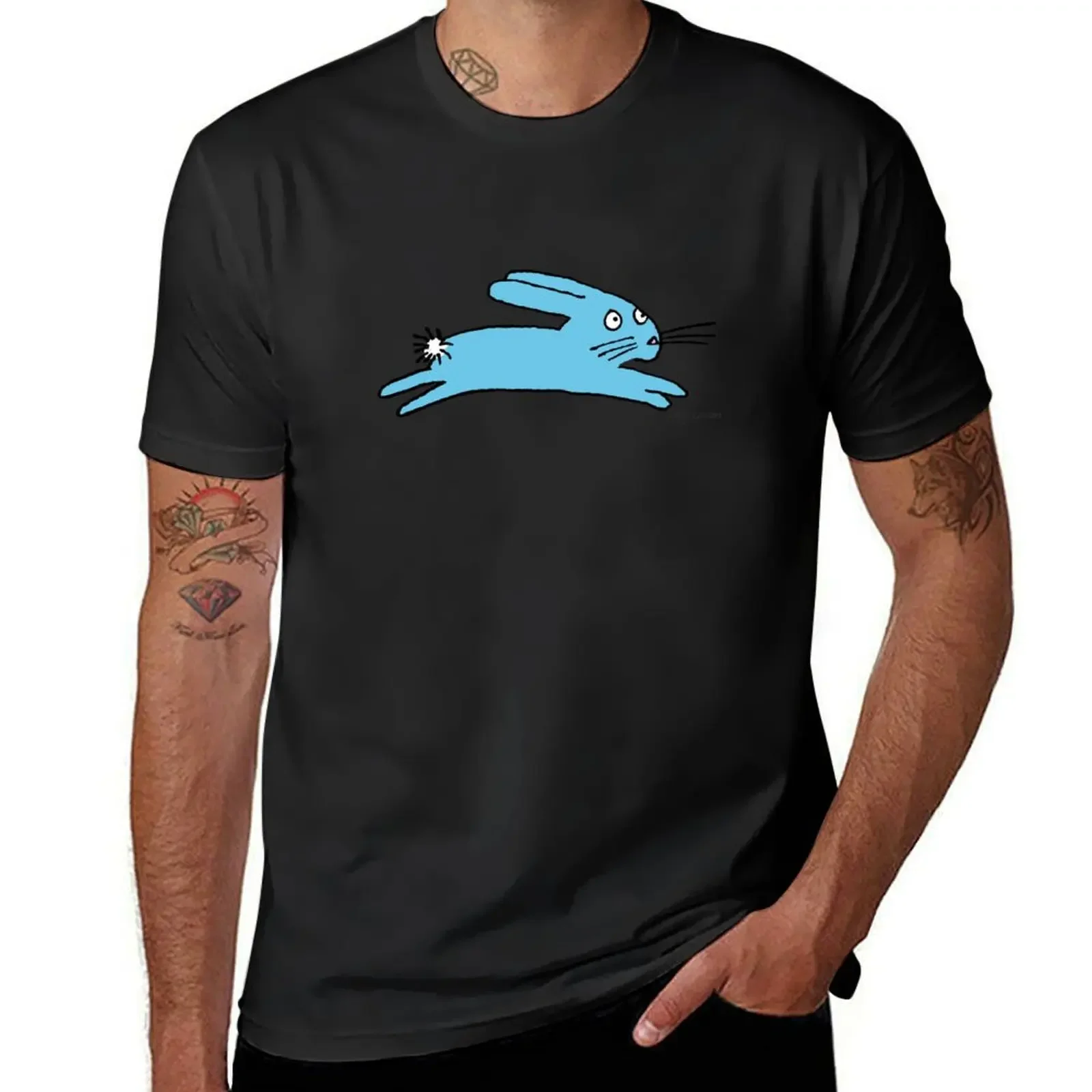 Blue Leaping Bunny T-Shirt clothes vintage luxury t-shirt funny meme t-shirts heavyweight t shirts for men
Blue Leaping Bunny T-Shirt clothes vintage luxury t-shirt funny meme t-shirts heavyweight t shirts for men
