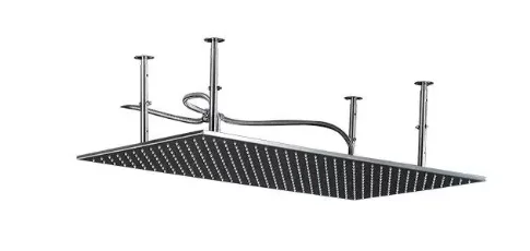 Large 40*80cm Square Rainfall Shower Head LED Light Chrome Stainless Steel Bathroom Sprayer
Large 40*80cm Square Rainfall Shower Head LED Light Chrome Stainless Steel Bathroom Sprayer
