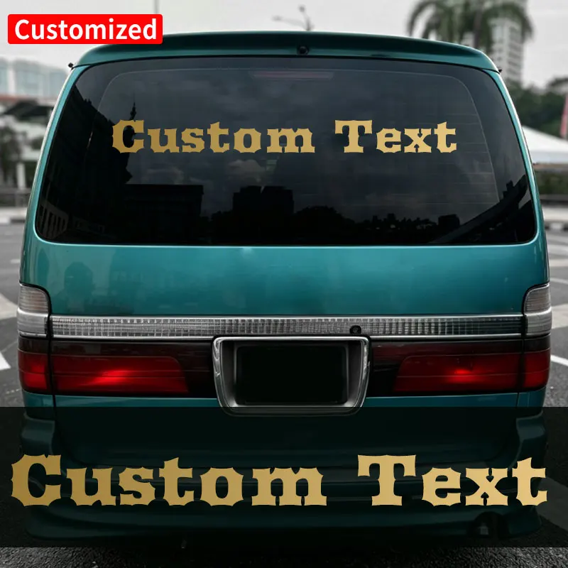 1PC Custom Car Sticker Vinyl Text Waterproof DIY Windshield Window Body for Audi BMW Volkswagen Porsche Ford Honda Tesla
1PC Custom Car Sticker Vinyl Text Waterproof DIY Windshield Window Body for Audi BMW Volkswagen Porsche Ford Honda Tesla