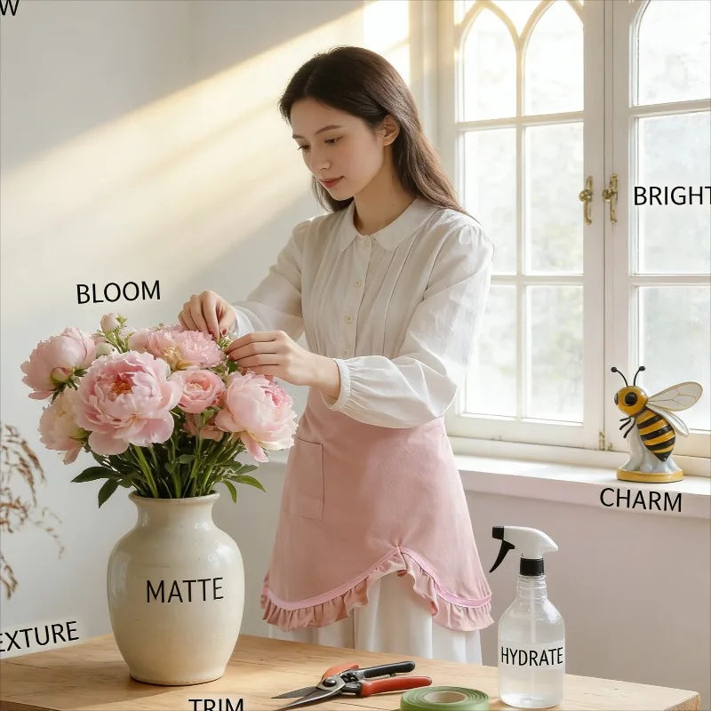 Новый модный хлопковый полуфартук с кружевным подолом для дома, кухни, выпечки, цветочного садоводства, художественный фартук на талии
Новый модный хлопковый полуфартук с кружевным подолом для дома, кухни, выпечки, цветочного садоводства, художественный фартук на талии